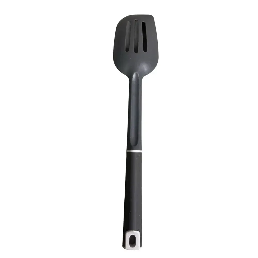 Calphalon Nylon Slotted Spoon 13” Gray Angled Kitchen Cooking Plastic
